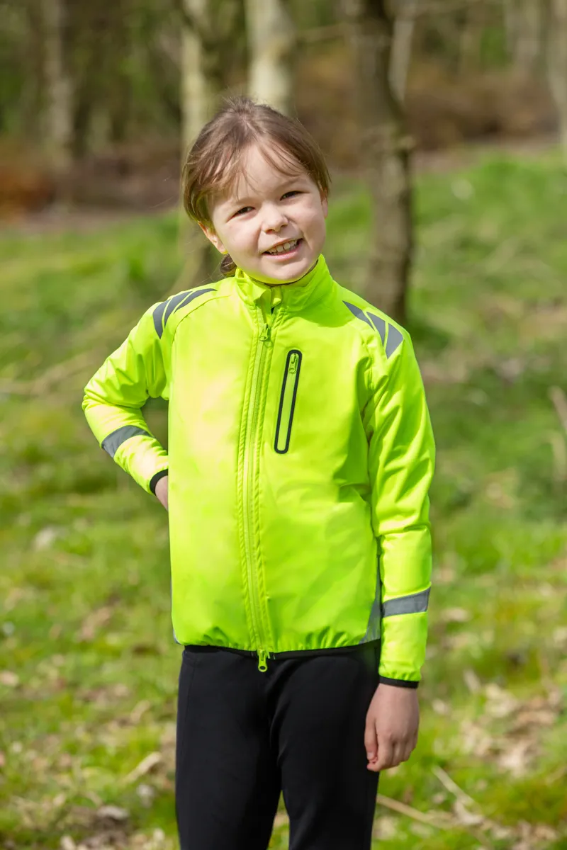 Hy Equestrian Reflector Children's Jacket - Yellow
